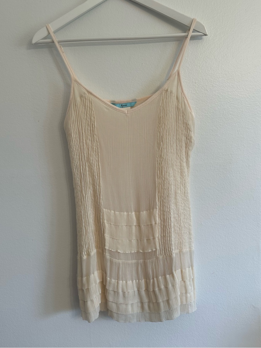 Marciano Cream V-Neck Slip